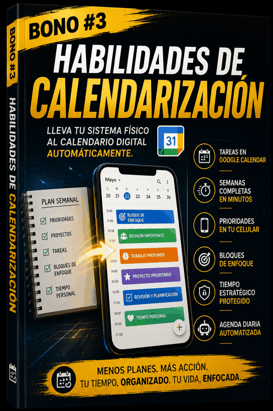 Bono 3 · Skill Planificación Modo Imparable™
